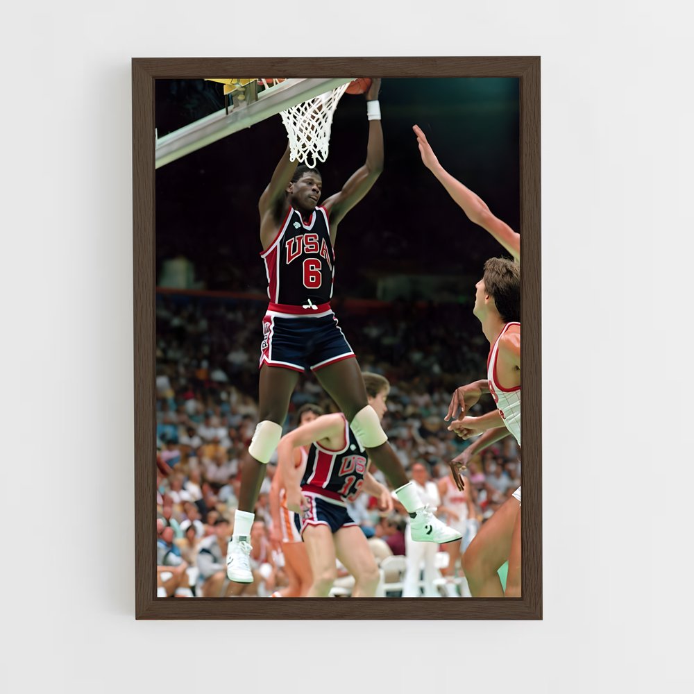 Poster Patrick ewing – affiche Basketball (vue 5)
